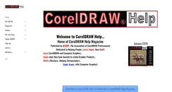Desktop Screenshot of coreldrawhelp.com